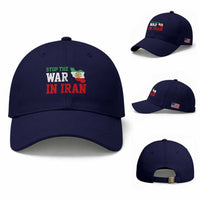 Stop The War In Iran Baseball Cap Iran Freedom Protest