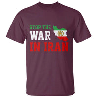 Stop The War In Iran T Shirt Iran Freedom Protest