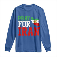 Pray For Iran Long Sleeve Shirt Anti War Protest Apparel Gift