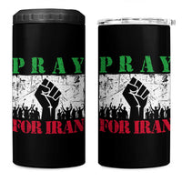Pray For Iran 4 in 1 Can Cooler Tumbler Support Iranian People Peace