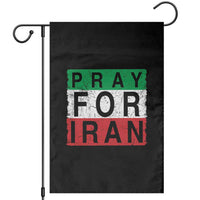 Pray For Iran Garden Flag Support Peace For Iran