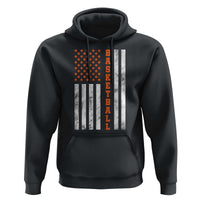 American Flag Basketball Hoodie USA Sports Fan