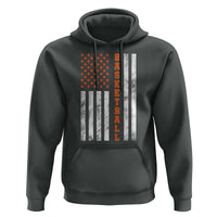 American Flag Basketball Hoodie USA Sports Fan