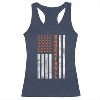 American Flag Basketball Racerback Tank Top USA Sports Fan