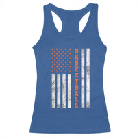American Flag Basketball Racerback Tank Top USA Sports Fan