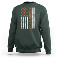 American Flag Basketball Sweatshirt USA Sports Fan