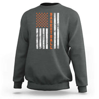 American Flag Basketball Sweatshirt USA Sports Fan