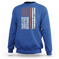 American Flag Basketball Sweatshirt USA Sports Fan