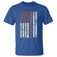 American Flag Basketball T Shirt USA Sports Fan