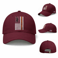 American Flag Basketball Baseball Cap Patriotic Sports Lover Gift