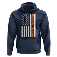 American Flag Basketball Hoodie Patriotic Sports Lover Gift