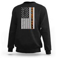 American Flag Basketball Sweatshirt Patriotic Sports Lover Gift