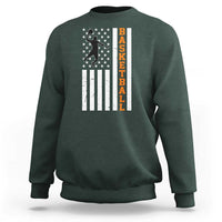 American Flag Basketball Sweatshirt Patriotic Sports Lover Gift