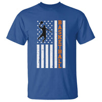 American Flag Basketball T Shirt Patriotic Sports Lover Gift