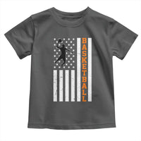 American Flag Basketball Toddler T Shirt Patriotic Sports Lover Gift