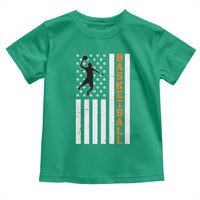 American Flag Basketball Toddler T Shirt Patriotic Sports Lover Gift