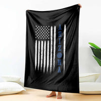 Arizona Patriotic Sports Throw Blanket US Flag Basketball Player Gift