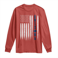 Arizona Patriotic Sports Long Sleeve Shirt US Flag Basketball Player Gift