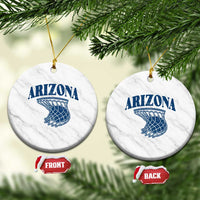 Arizona State Hoops Fan Gift Ceramic Ornament Basketball Lover