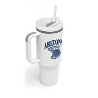 Arizona State Hoops Fan Gift Tumbler With Handle Basketball Lover