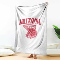 Arizona Fan Throw Blanket Southwest Basketball Sports Lover