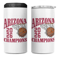 Arizona Champions 4 in 1 Can Cooler Tumbler Gift For Basketball Fan