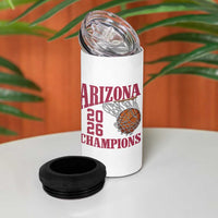 Arizona Champions 4 in 1 Can Cooler Tumbler Gift For Basketball Fan