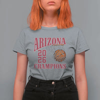 Arizona Champions T Shirt For Women Gift For Basketball Fan