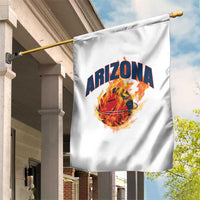 Arizona State Pride Garden Flag Flaming Basketball Coach Gift