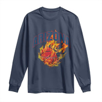Arizona State Pride Long Sleeve Shirt Flaming Basketball Coach Gift