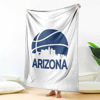 Arizona Skyline Pride Throw Blanket Gift For Basketball Fan