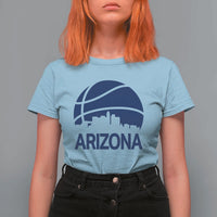 Arizona Skyline Pride T Shirt For Women Gift For Basketball Fan