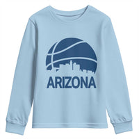 Arizona Skyline Pride Youth Sweatshirt Gift For Basketball Fan