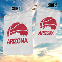 Arizona Skyline State Pride Garden Flag Modern Urban Hoops Basketball