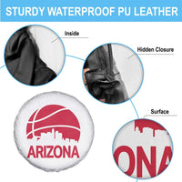Arizona Skyline State Pride Spare Tire Cover Modern Urban Hoops Basketball
