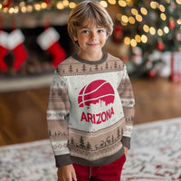 Arizona Skyline State Pride Ugly Christmas Sweater Modern Urban Hoops Basketball