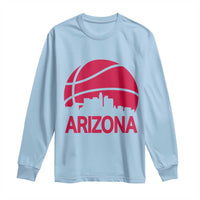 Arizona Skyline State Pride Long Sleeve Shirt Modern Urban Hoops Basketball