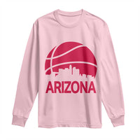 Arizona Skyline State Pride Long Sleeve Shirt Modern Urban Hoops Basketball