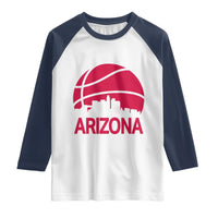 Arizona Skyline State Pride Raglan Shirt Modern Urban Hoops Basketball