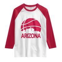 Arizona Skyline State Pride Raglan Shirt Modern Urban Hoops Basketball