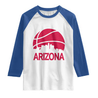 Arizona Skyline State Pride Raglan Shirt Modern Urban Hoops Basketball