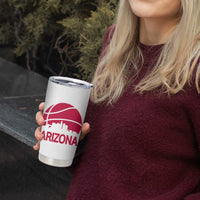 Arizona Skyline State Pride Tumbler Cup Modern Urban Hoops Basketball