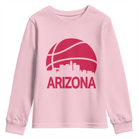 Arizona Skyline State Pride Youth Sweatshirt Modern Urban Hoops Basketball