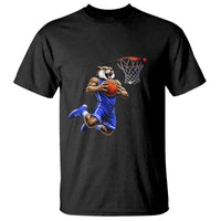 Funny Wildcat Dunking Basketball T Shirt Gift For Sports Fan