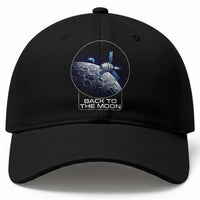 Back To The Moon Baseball Cap Lunar Mission Astronaut Space Lover