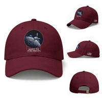Back To The Moon Baseball Cap Lunar Mission Astronaut Space Lover