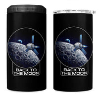 Back To The Moon 4 in 1 Can Cooler Tumbler Lunar Mission Astronaut Space Lover