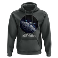 Back To The Moon Hoodie Lunar Mission Astronaut Space Lover
