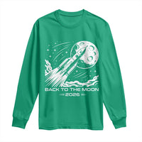 Back To The Moon Long Sleeve Shirt Space Exploration Moon Journey 2026