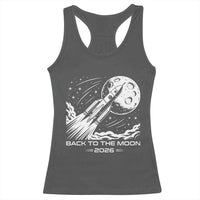 Back To The Moon Racerback Tank Top Space Exploration Moon Journey 2026